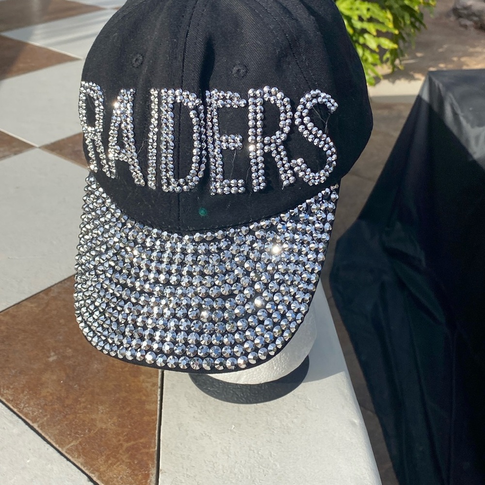 Baseball Hat Raiders blinged Rhinestone